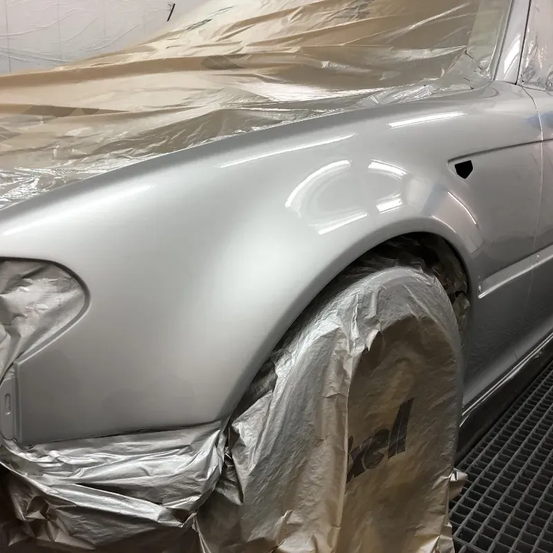 peinture carrosserie voiture après